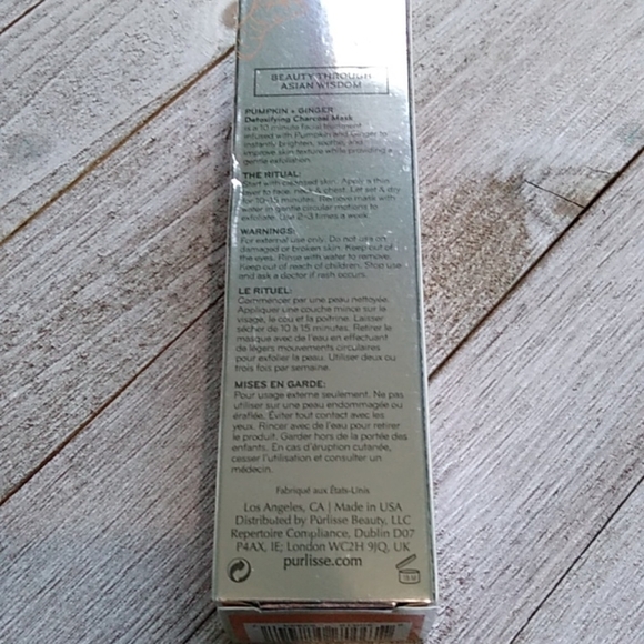 PURLISSE BEAUTY Pumpkin + Ginger Detoxifying Charcoal Mask - Picture 5 of 14